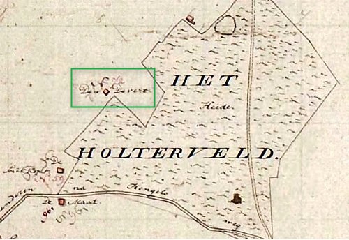 1807 kaart Den Devert